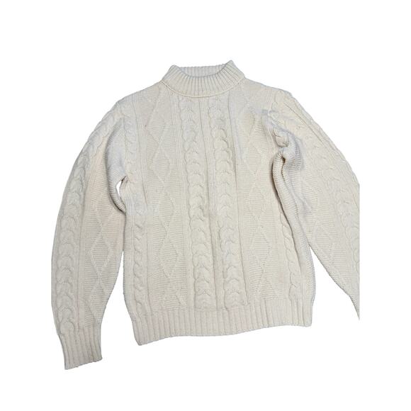 Lord Jeff Men’s Sweater Cream Size M - Picture 1 of 7